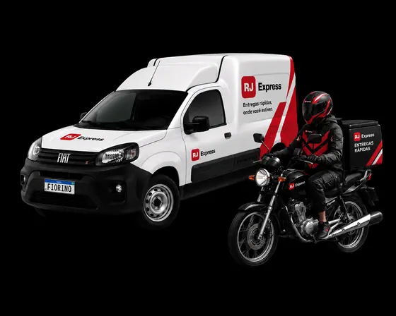 Frota RJ Express - motoboy e utilitário Fiorino
